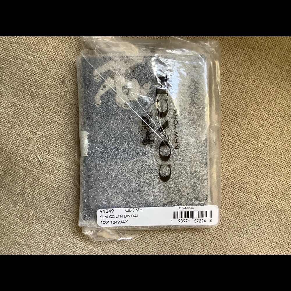 Coach Disney Dalmatian slim credit card case